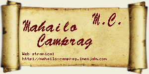 Mahailo Čamprag vizit kartica